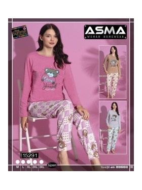 PIŻAMA DAMSKA TURECKA. SIZE: M-3XL ( 5 SZT/PACZKA ) KOLOR JAK NA ZDZIĘCIU