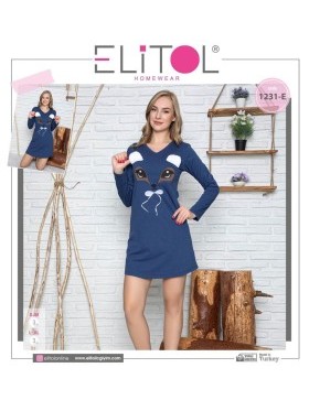 KOSZULA NOCNA DAMSKA TURECKA. SIZE: S-XL ( 6 SZT/PACZKA ) KOLOR JAK NA ZDZIĘCIU