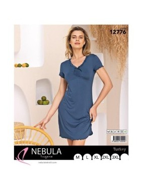 KOSZULA NOCNA WISKOZA TURECKA. SIZE: M-3XL ( 5 SZT/PACZKA ) KOLOR JAK NA ZDZIĘCIU