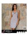 KOSZULA NOCNA WISKOZA TURECKA. SIZE: M-2XL ( 4 SZT/PACZKA ) KOLOR JAK NA ZDZIĘCIU