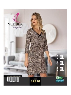 KOSZULA NOCNA WISKOZA TURECKA. SIZE: 3XL-5XL ( 3 SZT/PACZKA ) KOLOR JAK NA ZDZIĘCIU