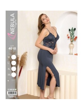 KOSZULA NOCNA WISKOZA TURECKA. SIZE: M-2XL ( 4 SZT/PACZKA ) KOLOR JAK NA ZDZIĘCIU
