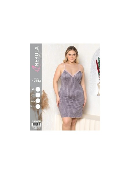 KOSZULA NOCNA WISKOZA TURECKA. SIZE: XL-4XL ( 4 SZT/PACZKA ) KOLOR JAK NA ZDZIĘCIU