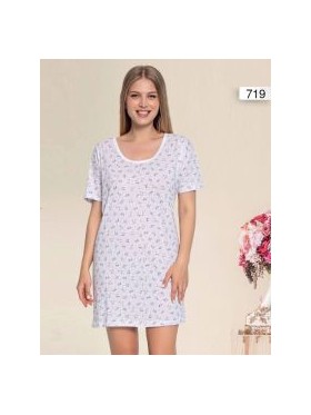 Halka krótki rękaw kwiatki. rozmiar:2XL (10SZT/PACZKA) KOLOR JAK NA ZDZIĘCIU