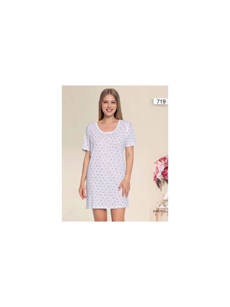 Halka krótki rękaw kwiatki. rozmiar:2XL (10SZT/PACZKA) KOLOR JAK NA ZDZIĘCIU