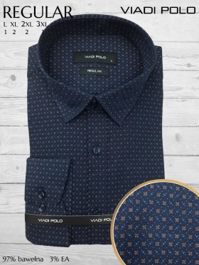 KOSZULE MIĘSKIE REGULAR. SIZE L-3XL. KOLOR JAK NA ZDJĘCIU (6SZT/PACZKA)