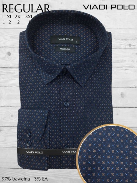 KOSZULE MIĘSKIE REGULAR. SIZE L-3XL. KOLOR JAK NA ZDJĘCIU (6SZT/PACZKA)