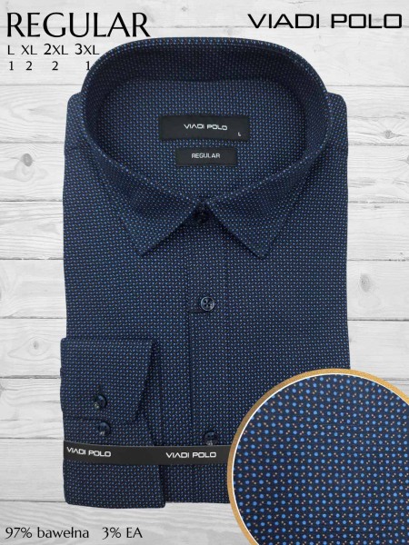 KOSZULE MIĘSKIE REGULAR. SIZE L-3XL. KOLOR JAK NA ZDJĘCIU (6SZT/PACZKA)