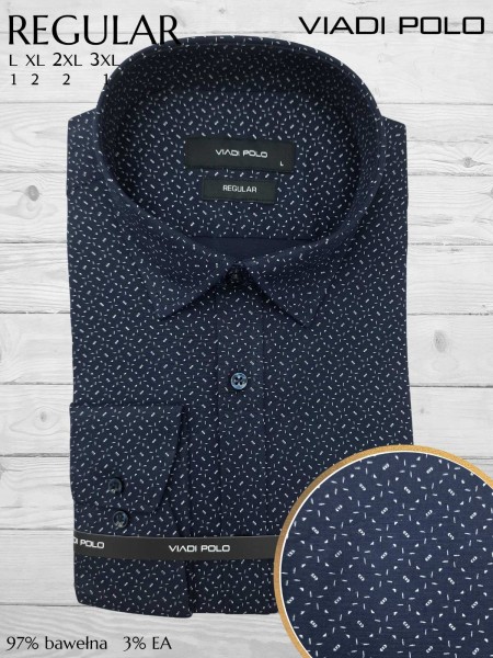 KOSZULE MIĘSKIE REGULAR. SIZE L-3XL. KOLOR JAK NA ZDJĘCIU (6SZT/PACZKA)