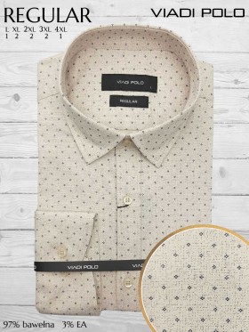 KOSZULE MIĘSKIE REGULAR. SIZE L-4XL. KOLOR JAK NA ZDJĘCIU (8SZT/PACZKA)