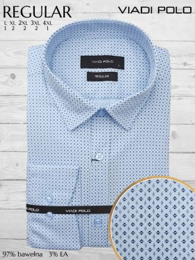 KOSZULE MIĘSKIE REGULAR. SIZE L-4XL. KOLOR JAK NA ZDJĘCIU (8SZT/PACZKA)