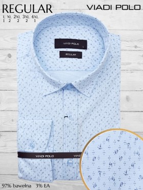 KOSZULE MIĘSKIE REGULAR. SIZE L-4XL. KOLOR JAK NA ZDJĘCIU (8SZT/PACZKA)
