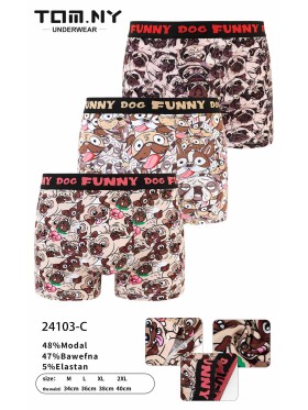Bokserki Męskie, Size M-2XL , Kolor Jak na zdzięciu (24szt/paczka)