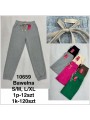 SPODNIE/LEGGINSY DAMSKIE. SIZE S-XL, KOLOR: JAK NA ZDJĘCIU (12szt/paczka)