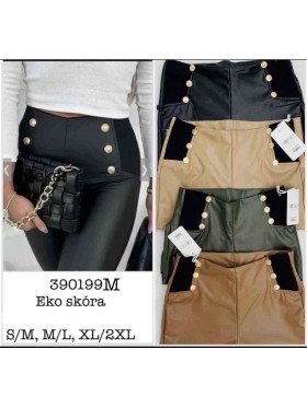 SPODNIE/LEGGINSY DAMSKIE. SIZE S-2XL, KOLOR: JAK NA ZDJĘCIU (12szt/paczka)