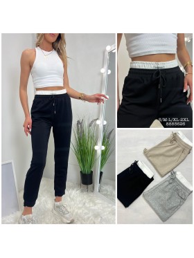 SPODNIE/LEGGINSY DAMSKIE. SIZE S-2XL, KOLOR: JAK NA ZDJĘCIU (12szt/paczka)