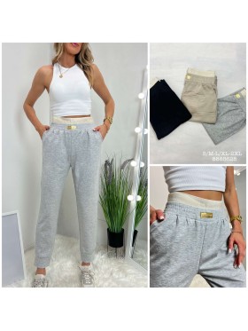 SPODNIE/LEGGINSY DAMSKIE. SIZE S-2XL, KOLOR: JAK NA ZDJĘCIU (12szt/paczka)