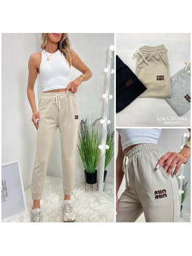 SPODNIE/LEGGINSY DAMSKIE. SIZE S-2XL, KOLOR: JAK NA ZDJĘCIU (12szt/paczka)