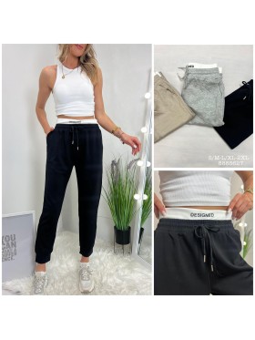 SPODNIE/LEGGINSY DAMSKIE. SIZE S-2XL, KOLOR: JAK NA ZDJĘCIU (12szt/paczka)