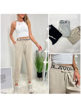 SPODNIE/LEGGINSY DAMSKIE. SIZE S-2XL, KOLOR: JAK NA ZDJĘCIU (12szt/paczka)