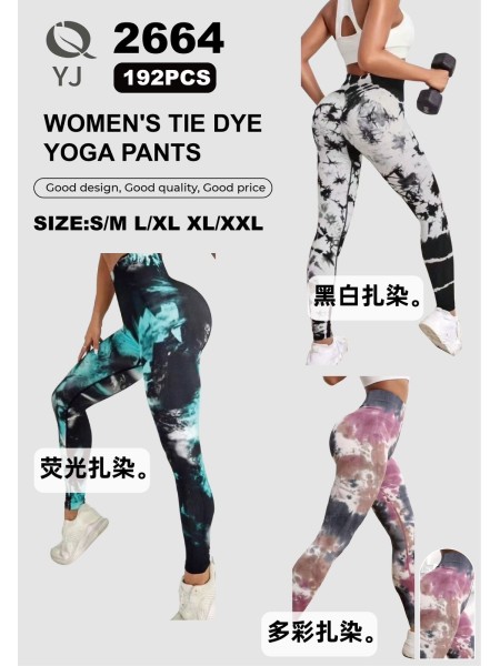 SPODNIE/LEGGINSY DAMSKIE. SIZE S-2XL, KOLOR: JAK NA ZDJĘCIU (12szt/paczka)