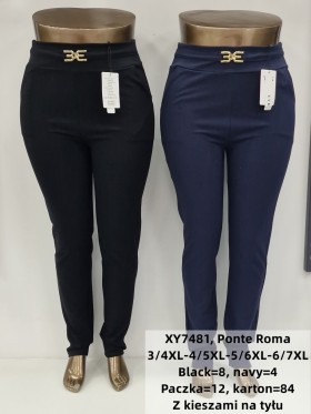 SPODNIE/LEGGINSY DAMSKIE. SIZE 3XL-7XL, KOLOR: JAK NA ZDJĘCIU (12szt/paczka)