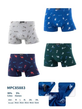 Bokserki Męskie, Size M-3XL , Kolor Jak na zdzięciu (24szt/paczka)