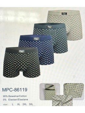 Bokserki Męskie, Size L-3XL , Kolor Jak na zdzięciu (24szt/paczka)