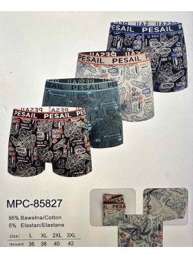 Bokserki Męskie, Size L-3XL , Kolor Jak na zdzięciu (24szt/paczka)