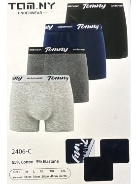 Bokserki Męskie, Size M-3XL , Kolor Jak na zdzięciu (24szt/paczka)