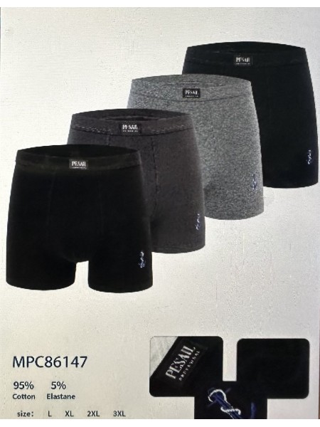 Bokserki Męskie, Size L-3XL , Kolor Jak na zdzięciu (24szt/paczka)