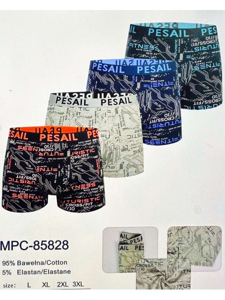 Bokserki Męskie, Size L-3XL , Kolor Jak na zdzięciu (24szt/paczka)