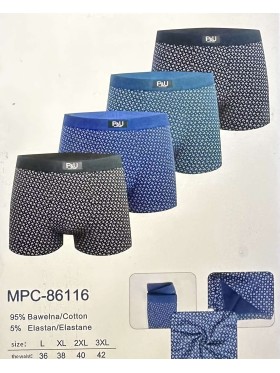 Bokserki Męskie, Size L-3XL , Kolor Jak na zdzięciu (24szt/paczka)
