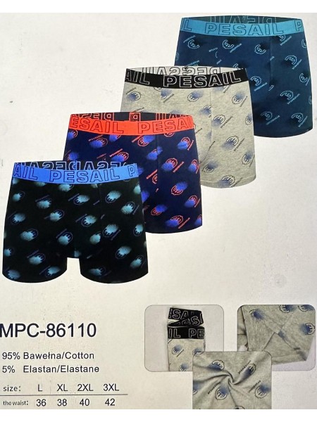 Bokserki Męskie, Size L-3XL , Kolor Jak na zdzięciu (24szt/paczka)