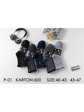 SKARPETY MĘSKIE . SIZE 40-47 (40PAR/PACZKA) KOLOR JAK NA ZDZJĘCIU