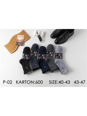 SKARPETY MĘSKIE . SIZE 40-47 (40PAR/PACZKA) KOLOR JAK NA ZDZJĘCIU