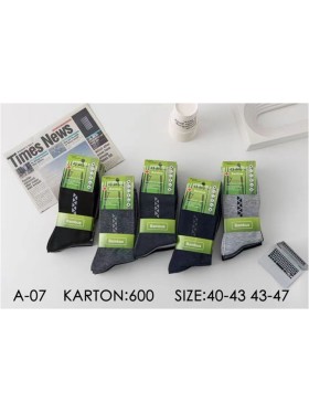 SKARPETY MĘSKIE . SIZE 39-46 (40PAR/PACZKA) KOLOR JAK NA ZDZJĘCIU