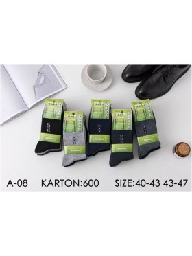 SKARPETY MĘSKIE . SIZE 39-46 (40PAR/PACZKA) KOLOR JAK NA ZDZJĘCIU