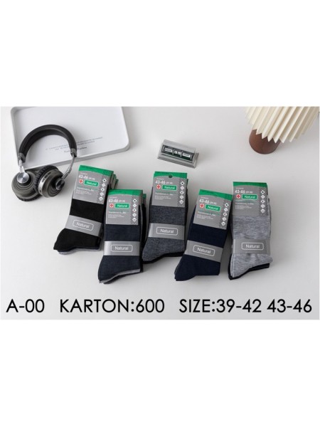 SKARPETY MĘSKIE . SIZE 39-46 (40PAR/PACZKA) KOLOR JAK NA ZDZJĘCIU
