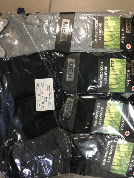 SKARPETY MĘSKIE . SIZE 40-47 (40PAR/PACZKA) KOLOR JAK NA ZDZJĘCIU