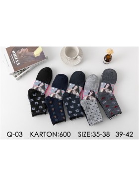 SKARPETY DAMSKIE . SIZE 35-42 (40PAR/PACZKA) KOLOR JAK NA ZDZJĘCIU