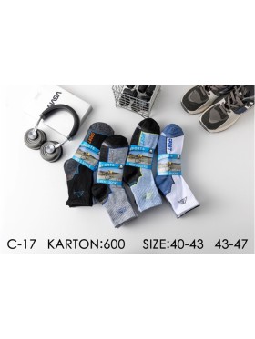 SKARPETY MĘSKIE . SIZE 40-47 (40PAR/PACZKA) KOLOR JAK NA ZDZJĘCIU