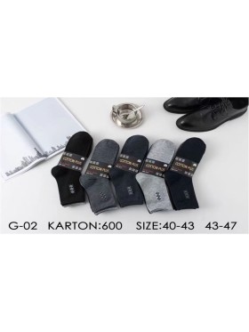 SKARPETY MĘSKIE . SIZE 40-47 (40PAR/PACZKA) KOLOR JAK NA ZDZJĘCIU