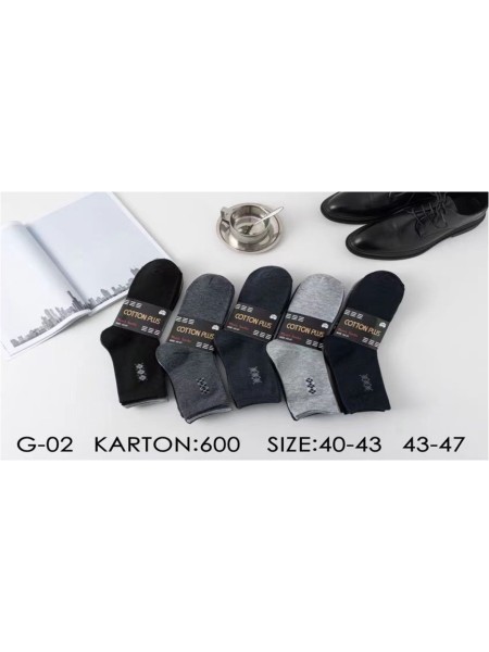 SKARPETY MĘSKIE . SIZE 40-47 (40PAR/PACZKA) KOLOR JAK NA ZDZJĘCIU