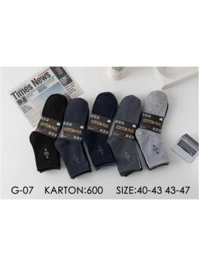 SKARPETY MĘSKIE . SIZE 40-47 (40PAR/PACZKA) KOLOR JAK NA ZDZJĘCIU