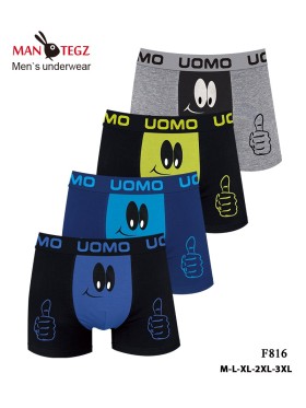 Bokserki Męskie, Size L-3XL , Kolor Jak na zdzięciu (24szt/paczka)