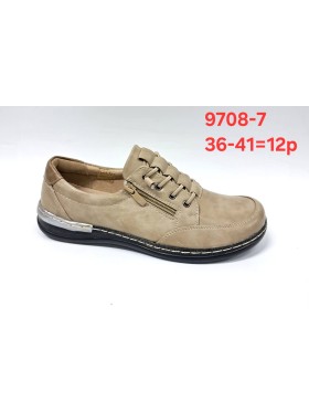Buty Damskie. SIZE:36-41 (12PAR/PACZKA) KOLOR JAK NA ZDZICIU
