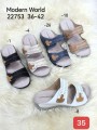 Klapki Damskie. SIZE:36-42 (12PAR/PACZKA) KOLOR JAK NA ZDZICIU
