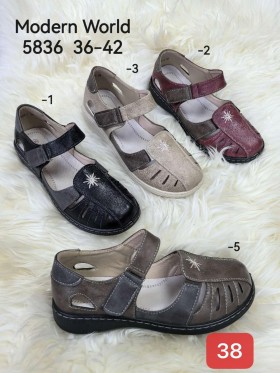 Sandały Damskie. SIZE:36-42 (12PAR/PACZKA) KOLOR JAK NA ZDZICIU
