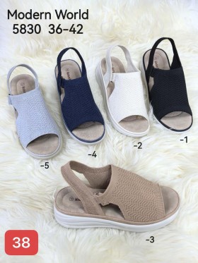 Sandały Damskie. SIZE:36-42 (12PAR/PACZKA) KOLOR JAK NA ZDZICIU